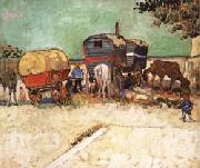 Vincent Van Gogh The Caravans